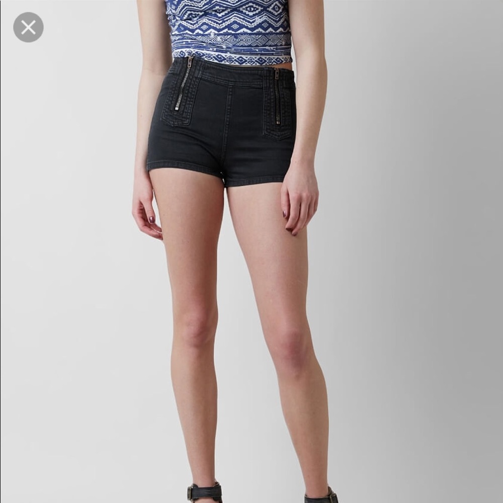 Free people high waisted jean shorts